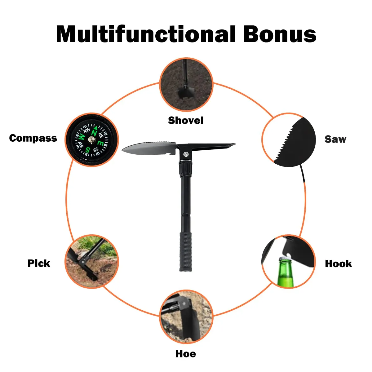 Metal Detector Kit, High Accuracy Metal Detector w/LCD Display & Waterproof Search Coil