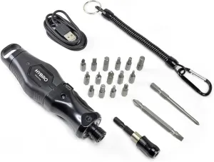 Micro-Mark HYBRO 400 Power Driver Set – Precision Variable-Speed Cordless Driver for Hobby, Electronics, and Model Work