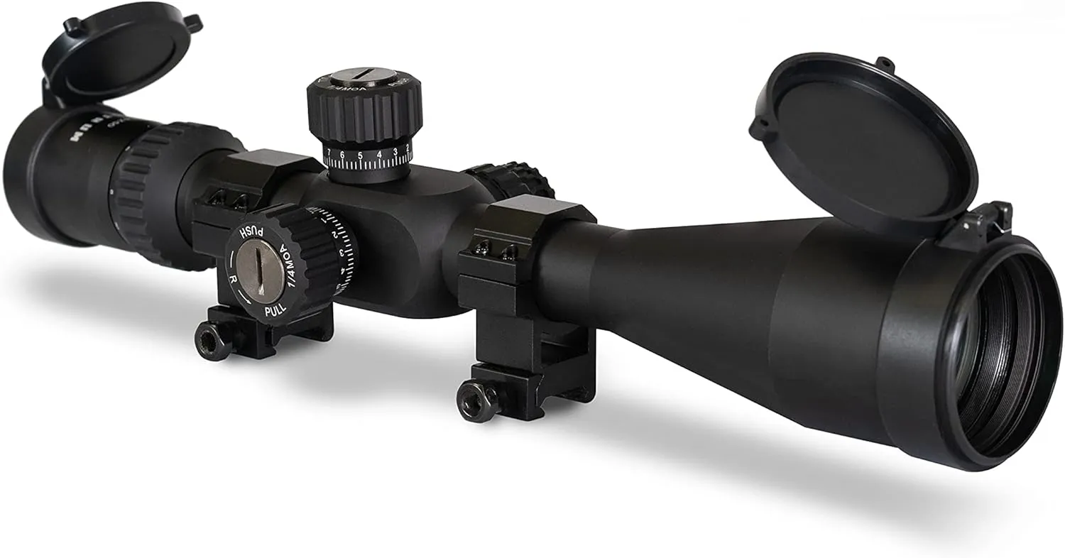 Monstrum G3 4-16x50 First Focal Plane FFP Rifle Scope with Illuminated MOA Reticle and Parallax Adjustment