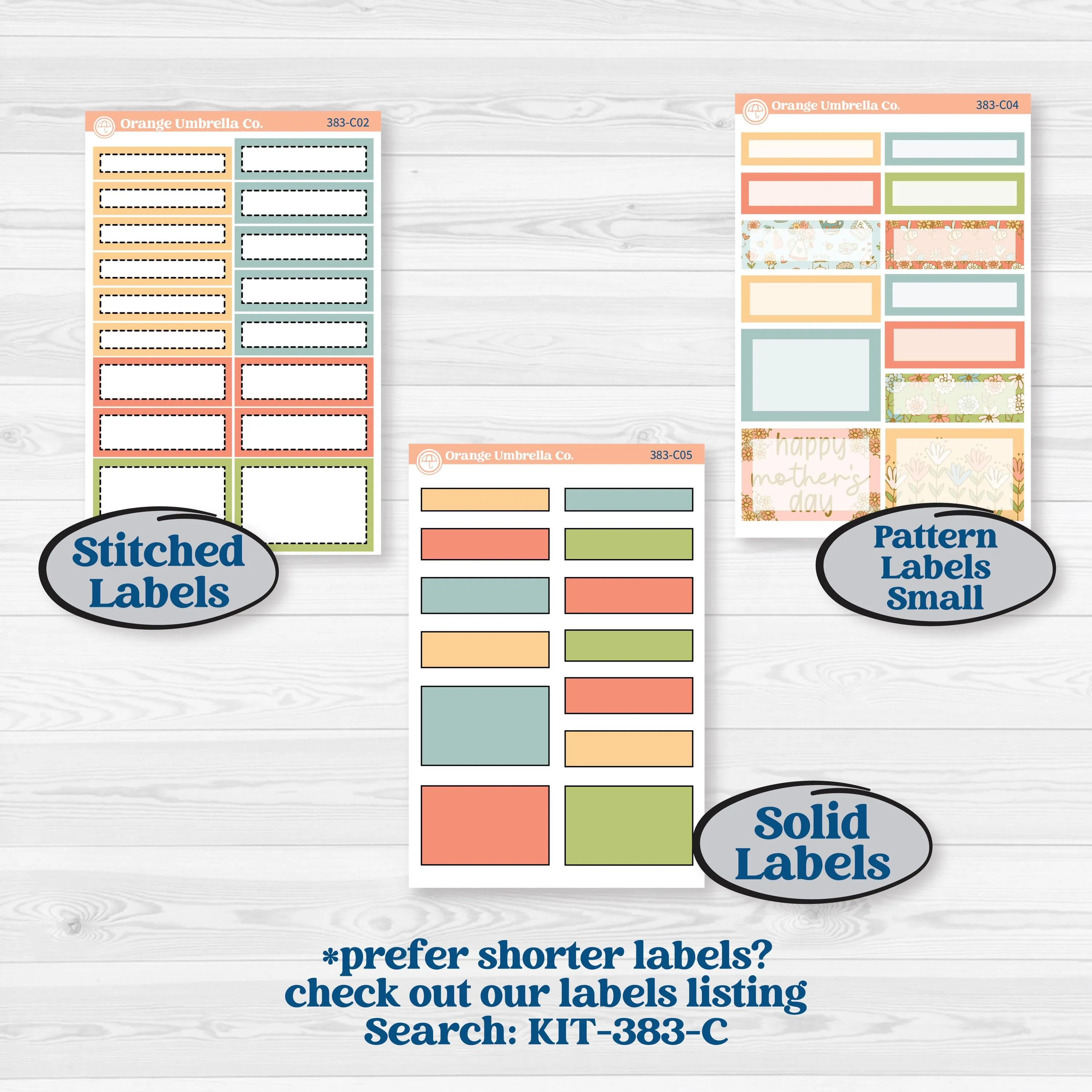 Mother’s Day Kit | A5 Compact Vertical Planner Kit Stickers for Erin Condren | Mom's Day Off | KIT-383-G