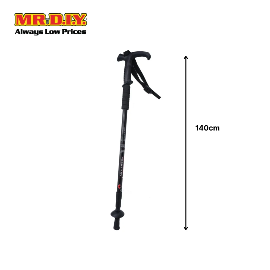 (MR.DIY) Lightweight Durable Aluminium Alloy Hiking Trekking Walking Outdoor Pole Stick (140cm)