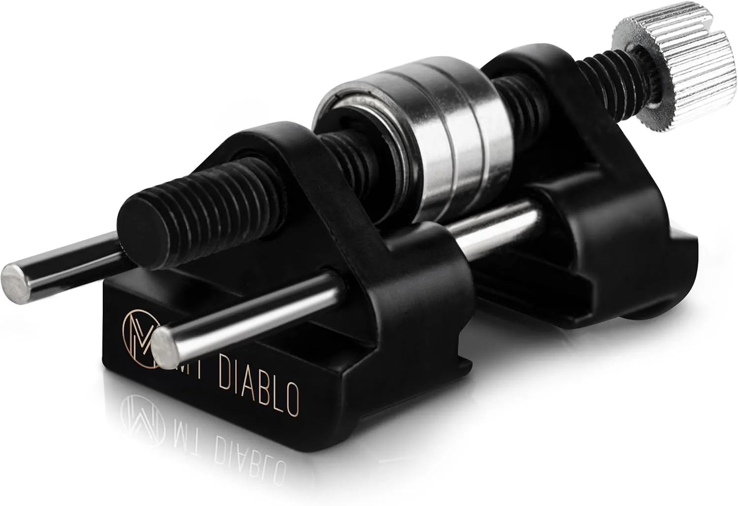 Mt Diablo Chisel Sharpening Kit - Precision Honing Guide for 1/4" to 2" Chisels & 1-3/8" to 3-1/8" Plane Irons, Sharpening Jig With Stainless Steel Rollers, Rust Resistant Cast Aluminum Design