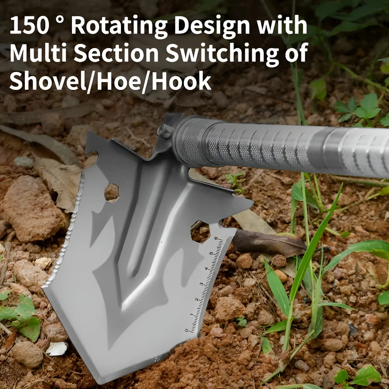 Multi-Tool Outdoor Camping Survival Shovel Detachable