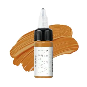 Nuva Permanent Makeup Modifier Colors, Professional Tattoo Ink for Flawless Results, Vegan & Skin-Safe (Yellow Modifier)