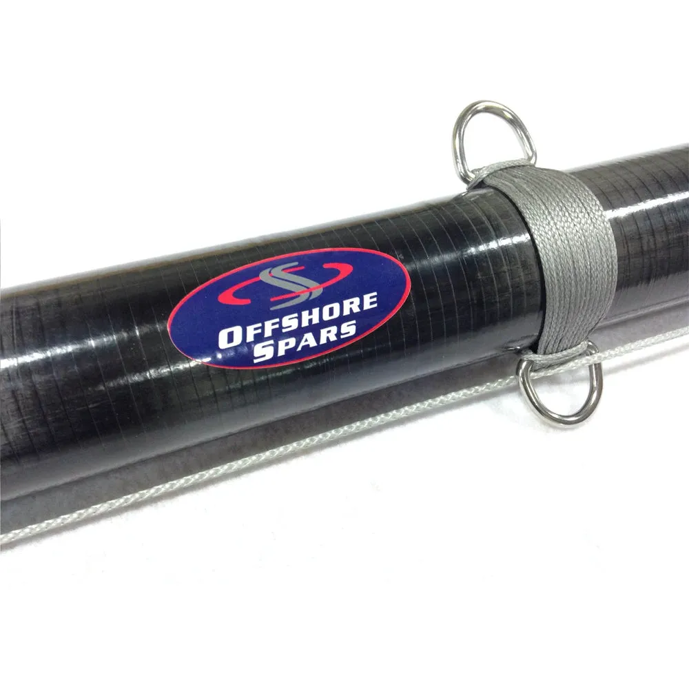Offshore Spars S2 9.1 Spinnaker Pole - Shiny Black (Double D-Rings)