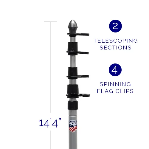 Ohio State University Ultimate Tailgate Flagpole Kit
