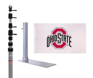 Ohio State University Ultimate Tailgate Flagpole Kit