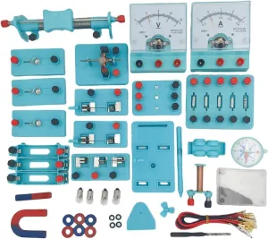 Ohm's Law Electricity Circuit and Magnetism Experiment Kit, Electromagnetism Elementary Electronics