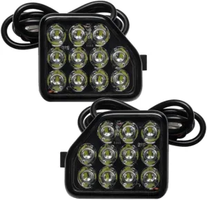 ORACLE Lighting 5874-504 Rear Bumper LED Reverse Lights fits 2018 2024 Wrangler JL - Over 1000  Lumens, Clean Design with OE Fitment