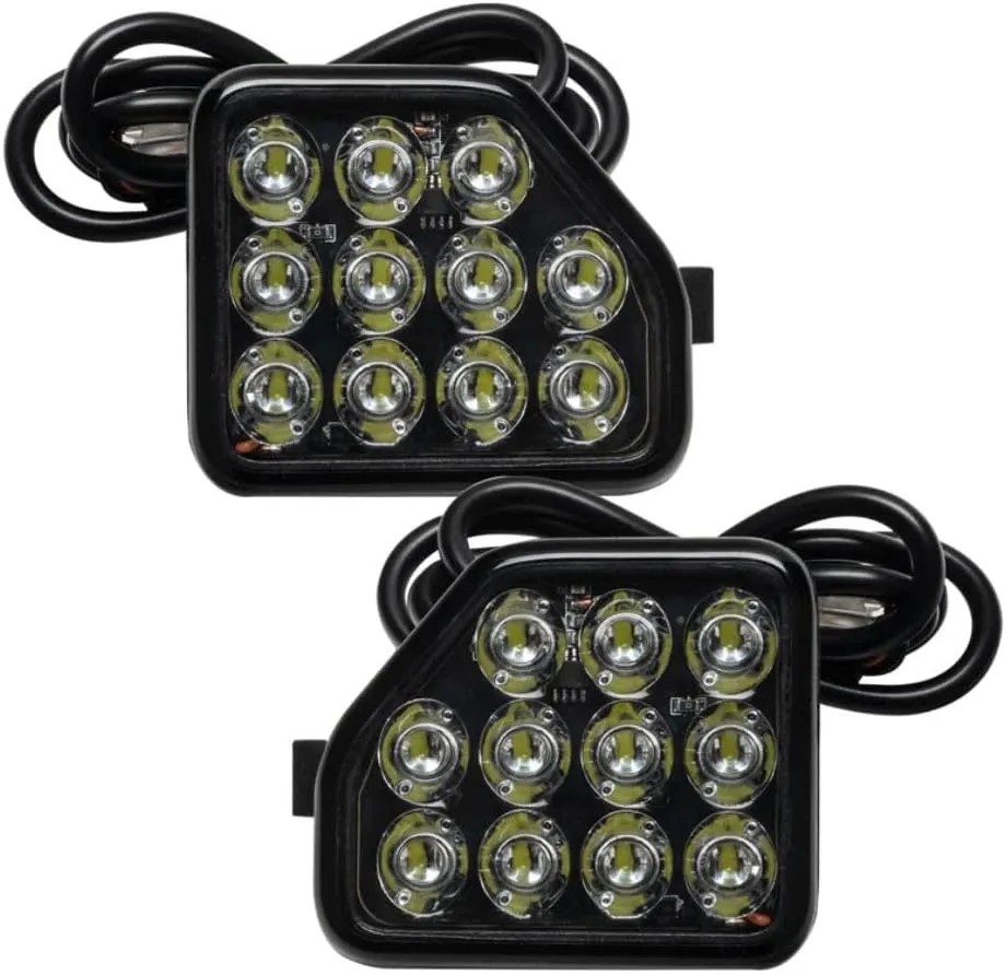 ORACLE Lighting 5874-504 Rear Bumper LED Reverse Lights fits 2018 2024 Wrangler JL - Over 1000  Lumens, Clean Design with OE Fitment
