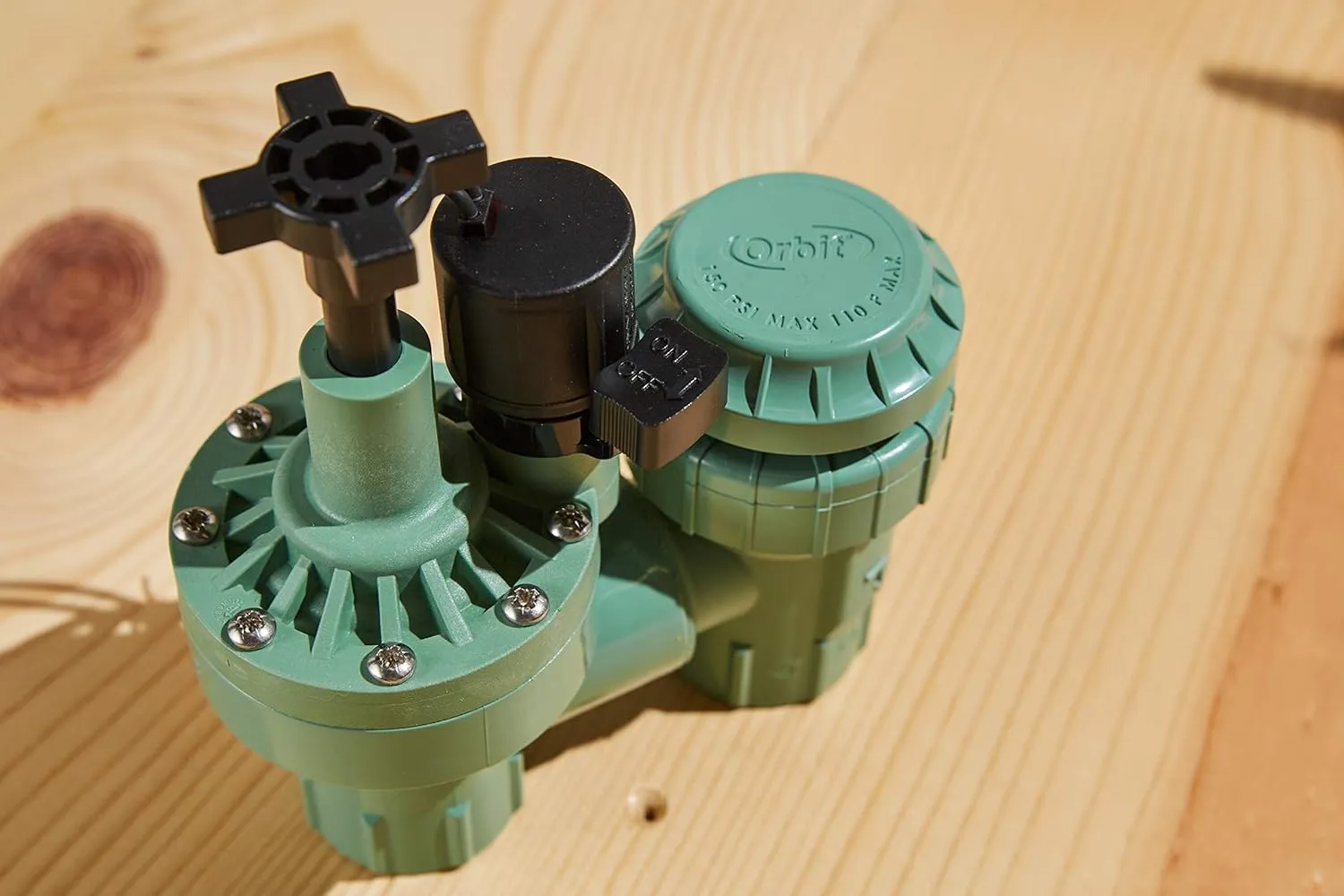 Orbit 57624 1-Inch FPT 100 Series Automatic Anti-Siphon Valve with Flow Control