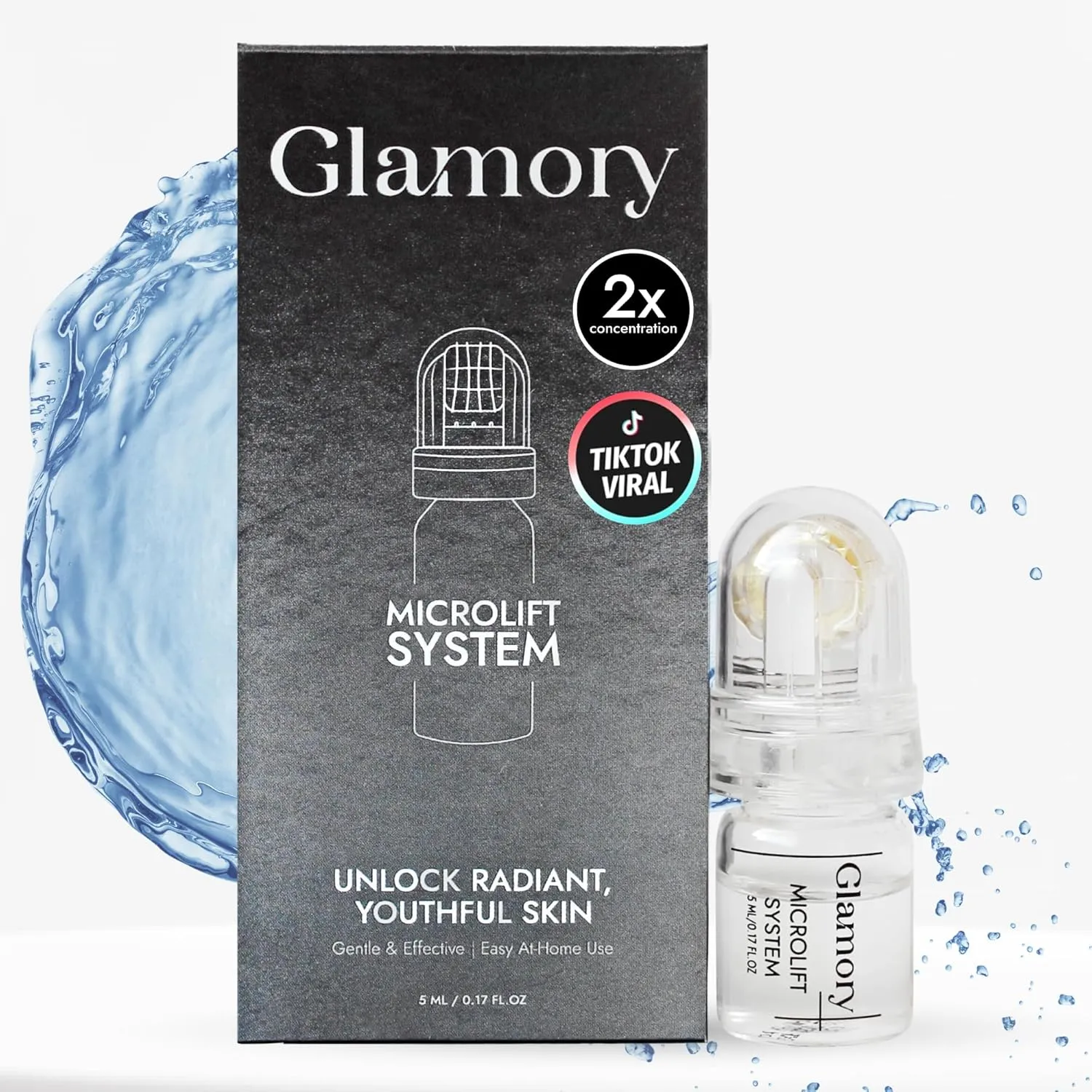 Original Glamory Radiant Flawless Skin Micro Infusion Kit - At Home Facial System Beauty Tool Skin Care for Face | 0.25MM Needle