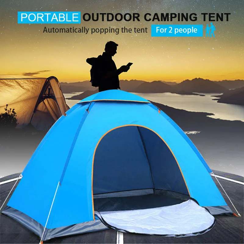 Outdoor Camping Automatic Beach Tents Camping Hunting folding Tents tent People Travel Waterproof 2 Trustworthy assistance Time running out Portable