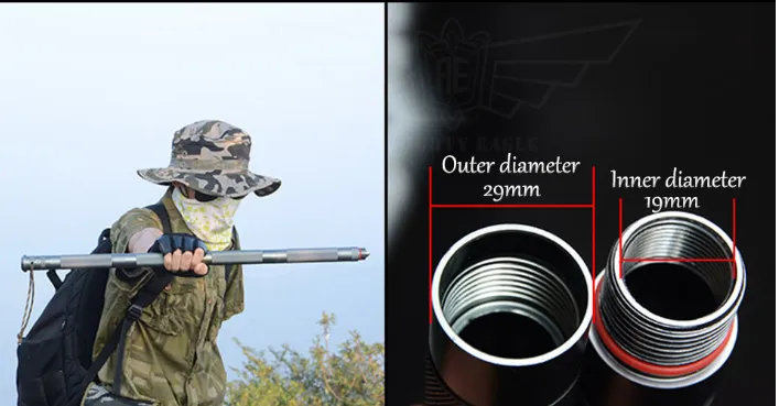 Outdoor Defense Tactical Stick Alpenstock Hiking Camping Equipment