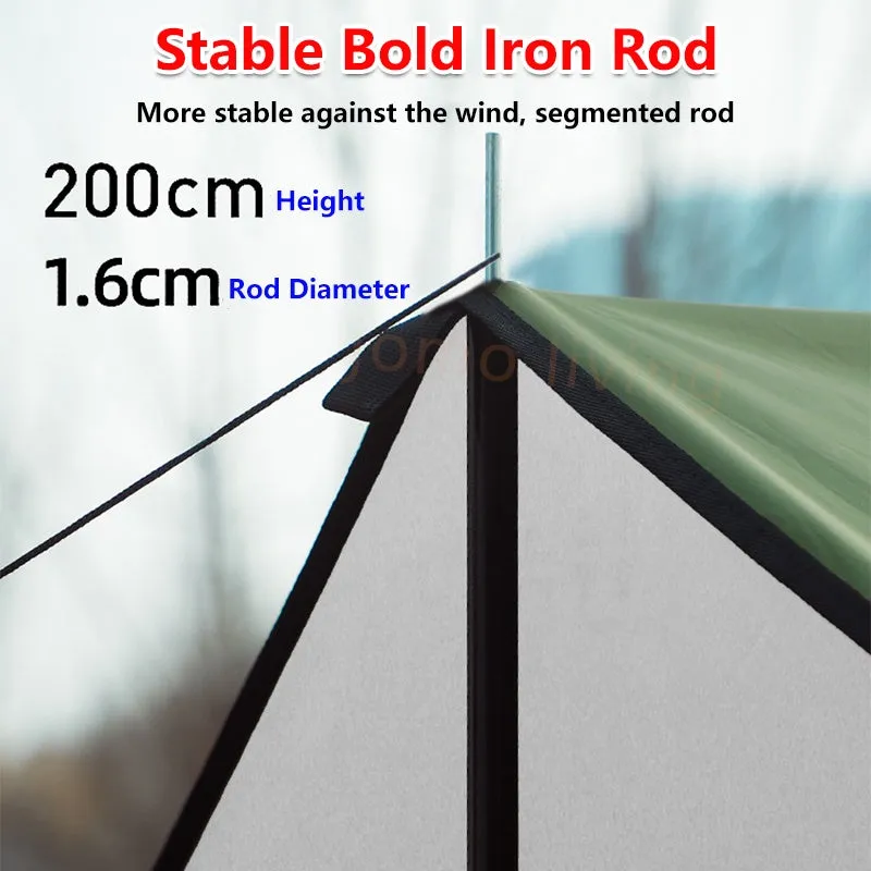 Outdoor Flysheet Tent Shelter Sun Shade Canopy Tent Garden Canopy Anti UV Waterproof Folding Tent 露营帐篷