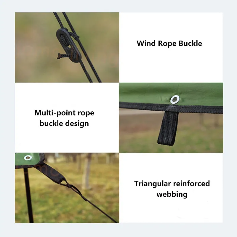 Outdoor Flysheet Tent Shelter Sun Shade Canopy Tent Garden Canopy Anti UV Waterproof Folding Tent 露营帐篷