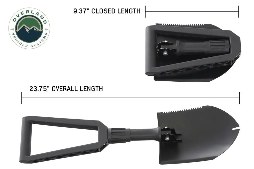 Overland Vehicle Systems Recovery Shovel with Storage Bag