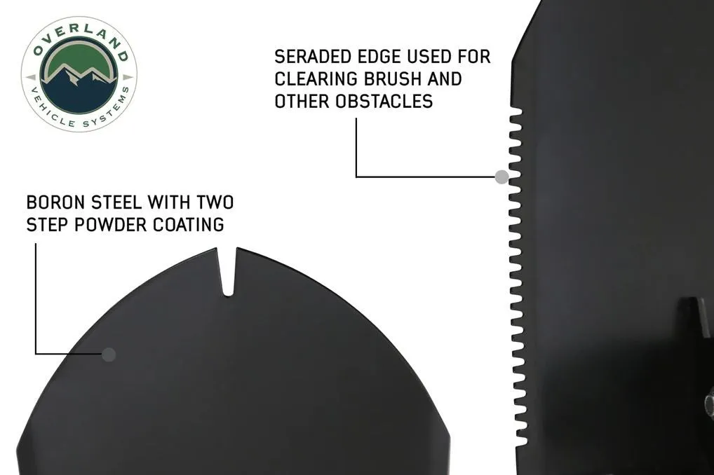 Overland Vehicle Systems Recovery Shovel with Storage Bag