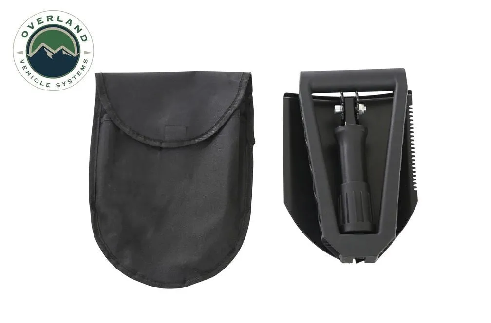 Overland Vehicle Systems Recovery Shovel with Storage Bag