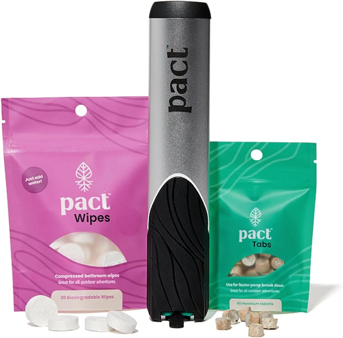 PACT Lite Bathroom Kit - Bathroom Kit for Camping, Backpacking, Backcountry - Ultralight Backpacking Gear