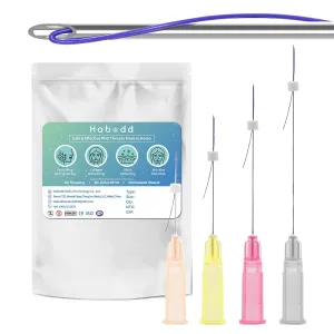 Pdo Threads Lift 27G50mm, Pdo Threads for Face Lift, Pdo Mono Threads for Whole Body Lifting Collagen Threads for Wrinkles 20PCS Thread Face Lift