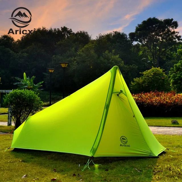 Person 1 20D Tent Single Rodless Season Ultralight Side Nylon Silicon Professional 1 Best variety Oudoor Camping 3 Seamless Tent Coating
