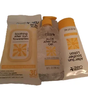 Personal Care After Sun Lotion, Aloe Vera Gel, and Soothing Towelettes