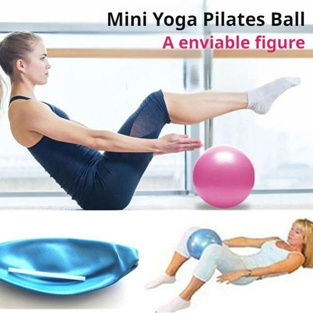 Pilates Essentials Kit for Women, 2025 New Betters-M- Pilates Rings Booty Bands Set, Yoga Ball 25cm Figure 8 Resistance Band Yoga Bands Portable Fitness Equipment for Stretching (Gray 1set)