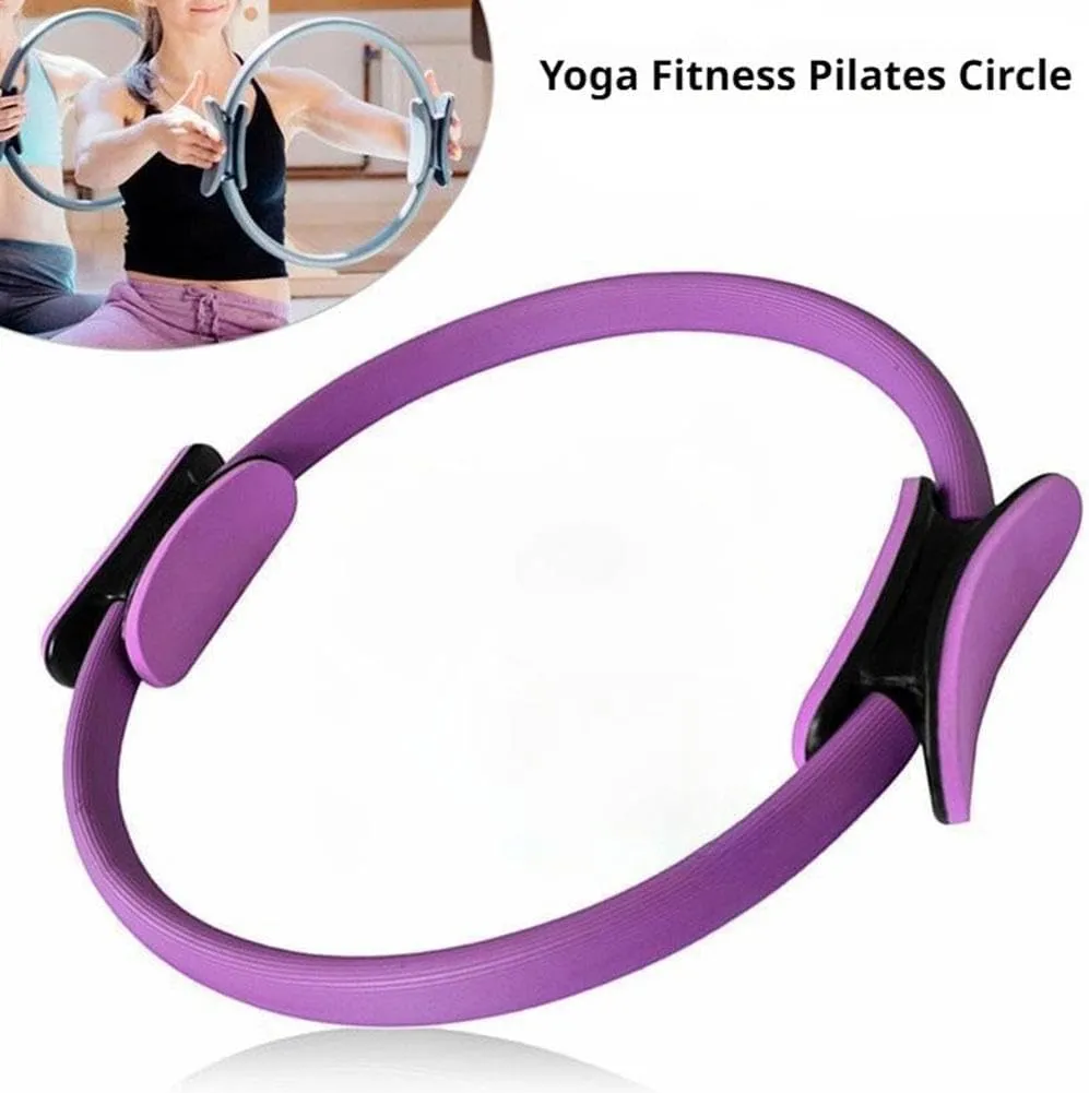 Pilates Essentials Kit for Women, 2025 New Betters-M- Pilates Rings Booty Bands Set, Yoga Ball 25cm Figure 8 Resistance Band Yoga Bands Portable Fitness Equipment for Stretching (Gray 1set)