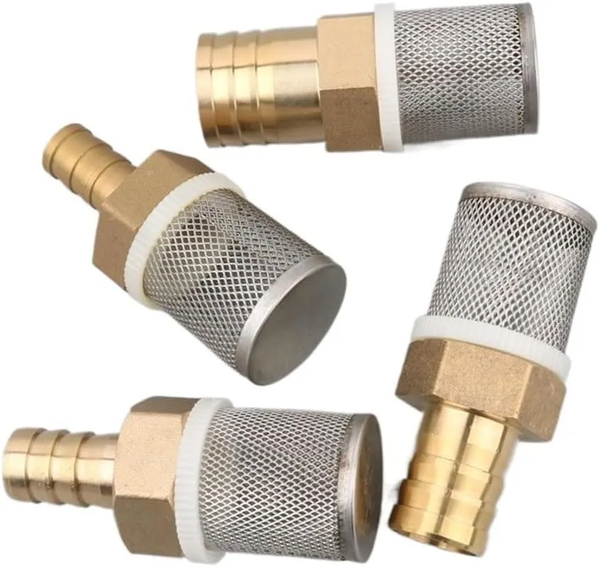 Pipeline Filter,Embedded Screen,Pipeline Filter,Inline Mesh Screen, 1pcs 16 19 25 32mm Hose Water Filter Strainer Sprayer Car Wash Pump Filtering Net Stainless Steel Mesh Filter(19mm)