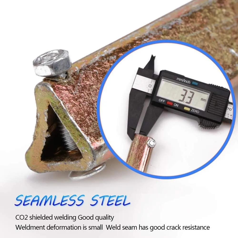 Pole Climbing Spikes, Stainless Steel Tree Climbing Gear, Professional Anti-Skid Tool, Rust-Proof and Wear-Resistant, Tree Climbing Tool for Hunting Observation, Picking Fruit,450model