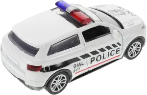 Police Car Model Scale Diecast Metal Toy Movable Parts for Boy Girl and Collectors Interactive Miniature Police Vehicle for Display and Play for Boy Girl