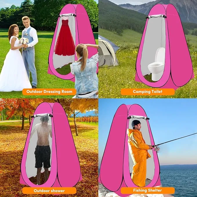 Pop Up Privacy Tent Shower Tent Changing Tent Portable Outdoor Camping Bathroom Toilet Tent Changing Dressing Room Privacy Shelters Room for Hiking and Beach Sun Shelter Picnic Fishing- Waterproof