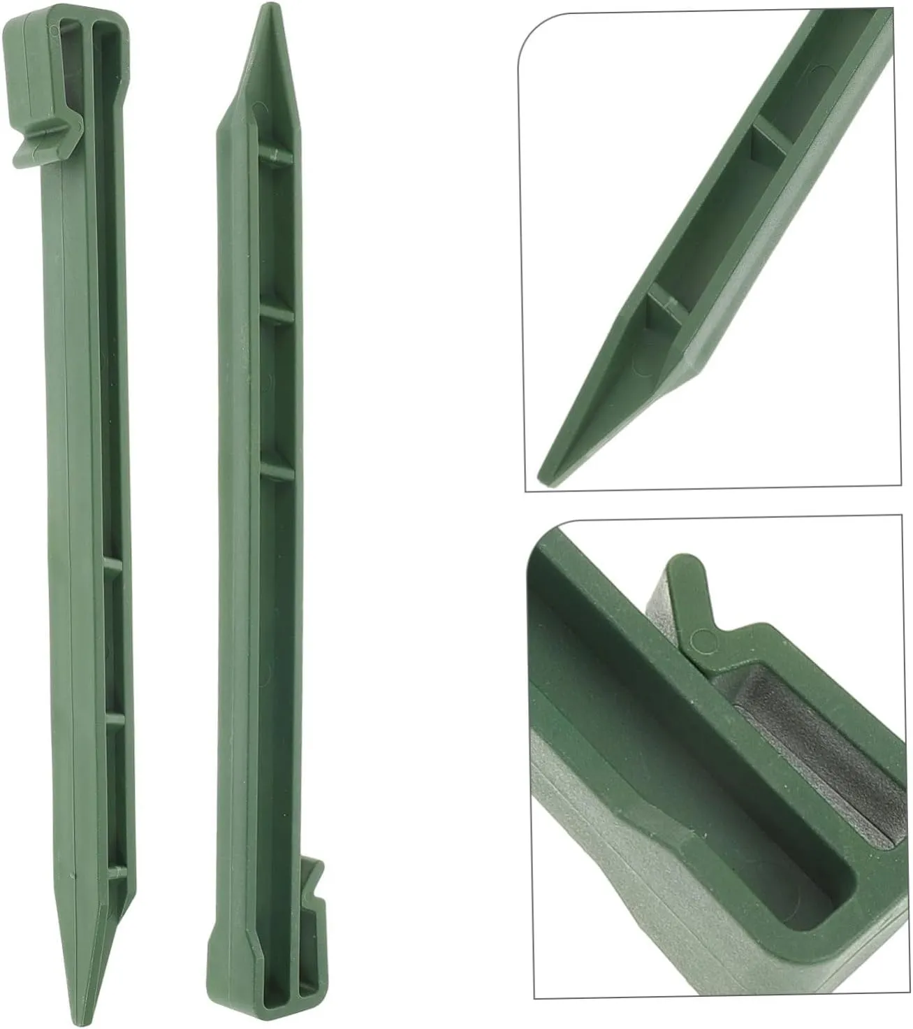 POPETPOP Outdoor Tent Pegs Artificial Turf Tarp Spikes Sand Stakes Camping Stakes Camping Tent Tacks Staples Down