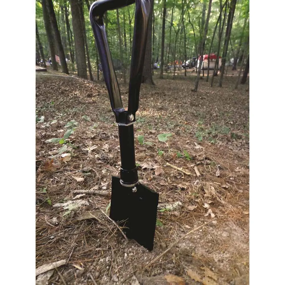 Portable Folding Shovel with Storage Pouch