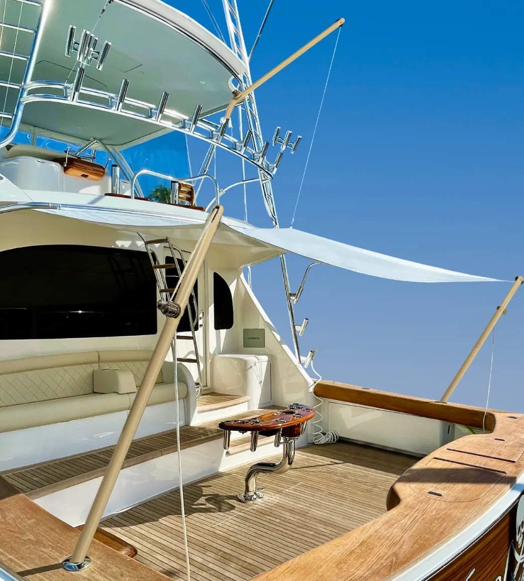 Powder Coated Sunﬂy boat shade poles 6ft. (pair)