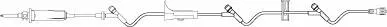 Primary IV Administration Set ADDitIV Gravity 3 Ports 15 Drops / mL Drip Rate Without Filter 115 Inch Tubing Solution