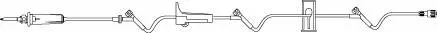Primary IV Administration Set ADDitIV Gravity 3 Ports 60 Drops / mL Drip Rate Without Filter 88 Inch Tubing Solution