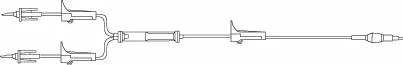 Primary IV Administration Set BBraun Gravity 1 Port 10 Drops / mL Drip Rate 170 Micron Filter 87 Inch Tubing Blood
