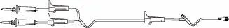Primary IV Administration Set BBraun Gravity 1 Port 15 Drops / mL Drip Rate Without Filter 87 Inch Tubing Solution