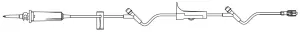Primary IV Administration Set BBraun Gravity 2 Ports 15 Drops / mL Drip Rate Without Filter 106 Inch Tubing Solution