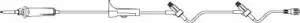 Primary IV Administration Set BBraun Gravity 2 Ports 15 Drops / mL Drip Rate Without Filter 84 Inch Tubing Solution