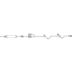 Primary IV Administration Set BBraun Gravity 2 Ports 20 Drops / mL Drip Rate 15 Micron Filter 89 Inch Tubing Solution