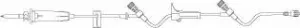 Primary IV Administration Set BBraun Gravity 2 Ports 60 Drops / mL Drip Rate Without Filter 106 Inch Tubing Solution