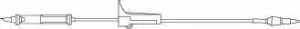 Primary IV Administration Set BBraun Gravity Without Ports 10 Drops / mL Drip Rate 170 Micron Filter 76 Inch Tubing Blood