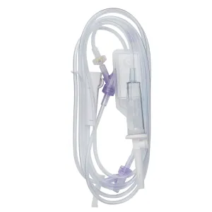 Primary IV Administration Set Caresite Gravity 2 Ports 15 Drops / mL Drip Rate 0.2 Micron Filter 104 Inch Tubing Solution