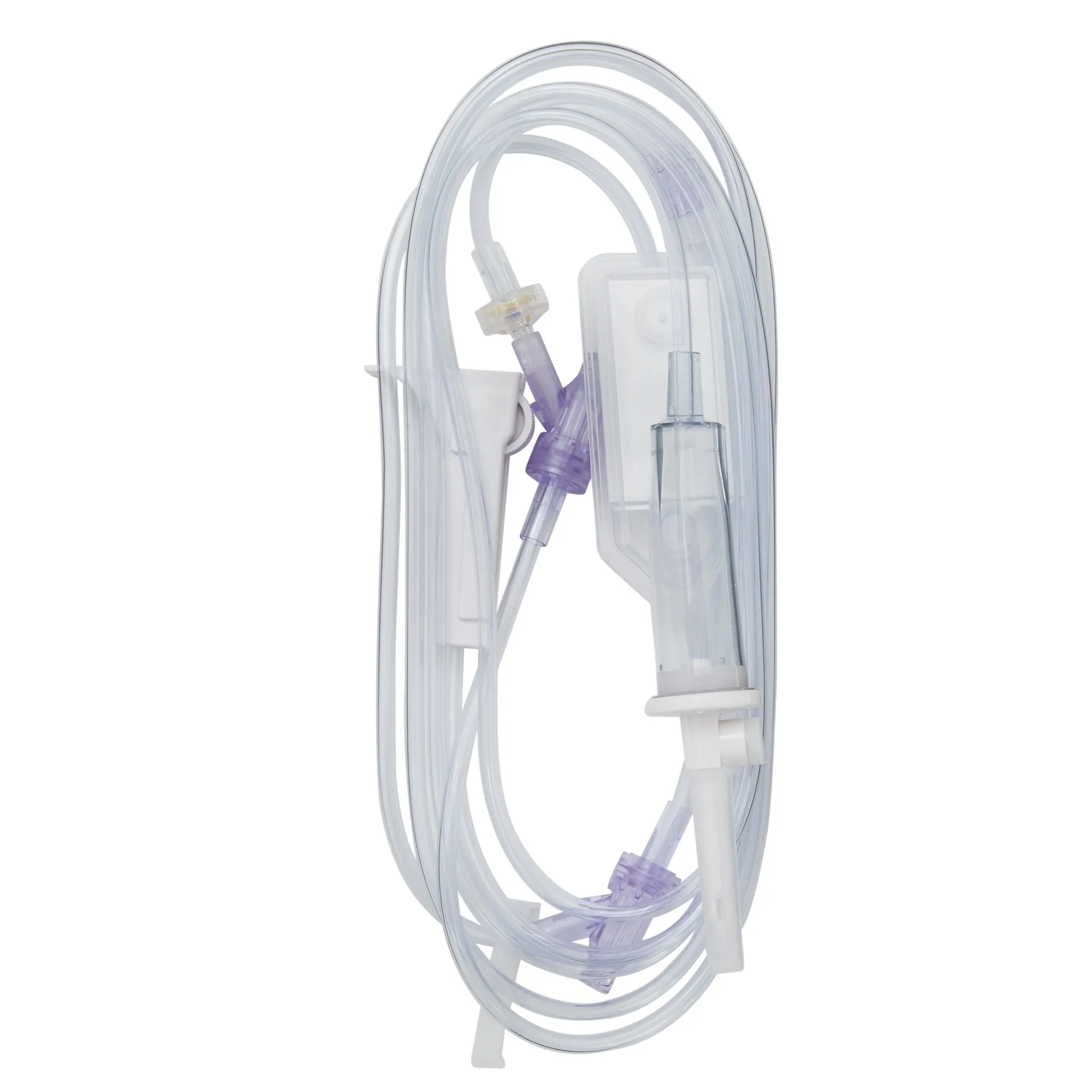 Primary IV Administration Set Caresite Gravity 2 Ports 15 Drops / mL Drip Rate 0.2 Micron Filter 104 Inch Tubing Solution