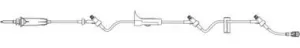 Primary IV Administration Set Caresite Gravity 3 Ports 60 Drops / mL Drip Rate Without Filter 88 Inch Tubing Solution