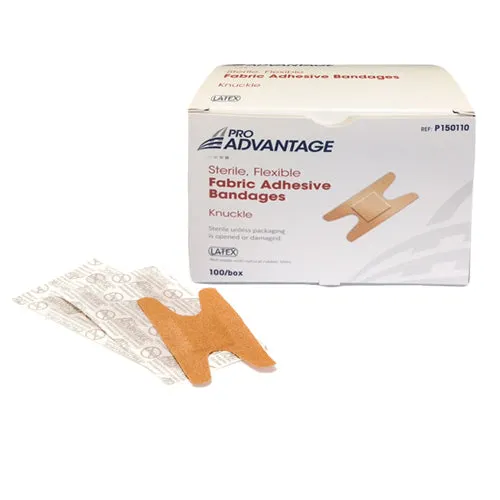 ProAdvantage Adhesive Bandage, Knuckle Bands, 1 1/2" x 3"
