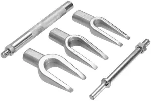 Professional 5-Piece Ball Joint Separator Set Carbon Steel Fork Pry Bar Tool Kit For Auto Mechanics With Multiple Size Forks